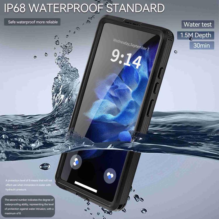 For Samsung Galaxy S25 Ultra 5G RedPepper IP68 Waterproof Triple-proof MagSafe Phone Case(Black) - 5