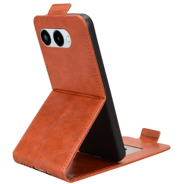For T-Mobile Revvl 8 5G Magnetic Vertical Flip Leather Phone Case with Buckle(Brown) For T-Mobile Revvl 8 5G Magnetic Vertical Flip Leather Phone Case with Buckle(Brown)