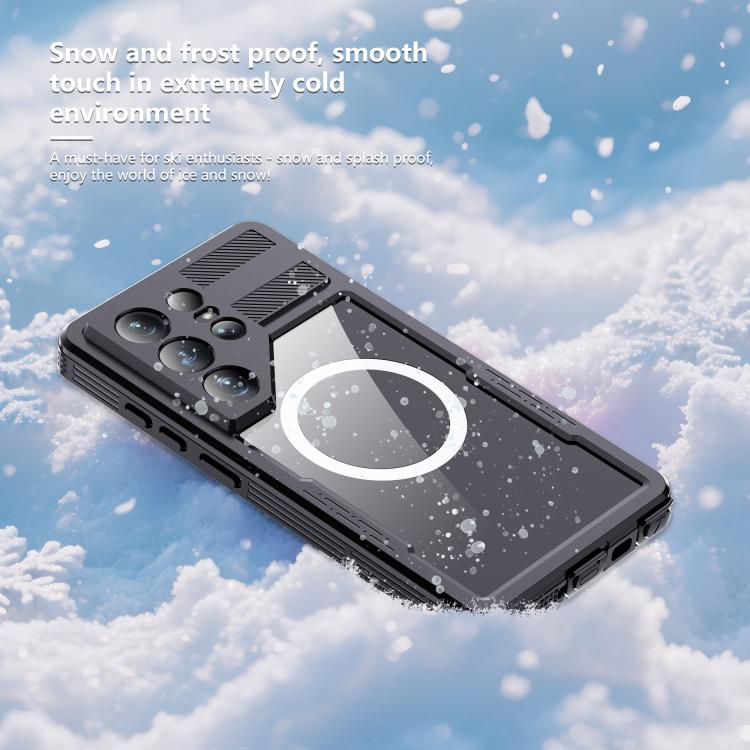 For Samsung Galaxy S26 Ultra 5G RedPepper IP68 Waterproof Triple-proof MagSafe Phone Case(Black) - 5