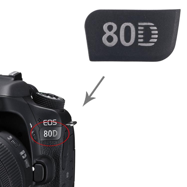 For Canon EOS 80D OEM Name Plate - 3