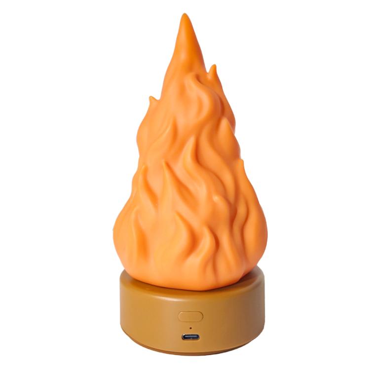 HZ-K03 LED Simulated Flame Lamp Outdoor Camping Decor Light(Orange) - Image 2