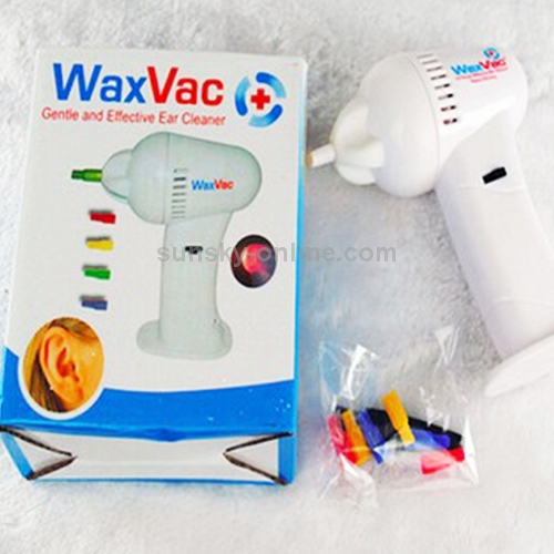WaxVacエレクトリックジェントルで効果的なイヤークリーナー大人の子供