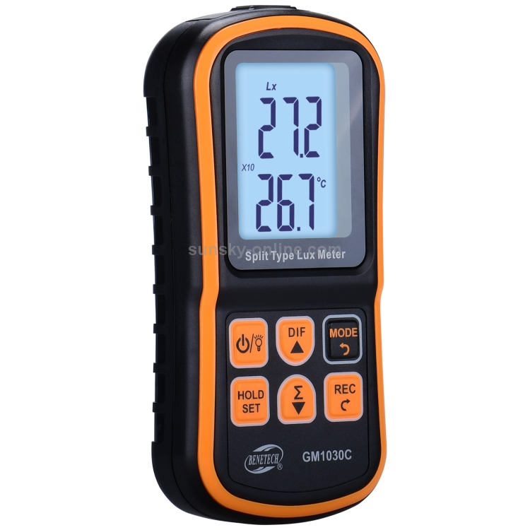 Illuminometer BENETECH GM1030C Portable Split Digital Illuminometer LUX Meter