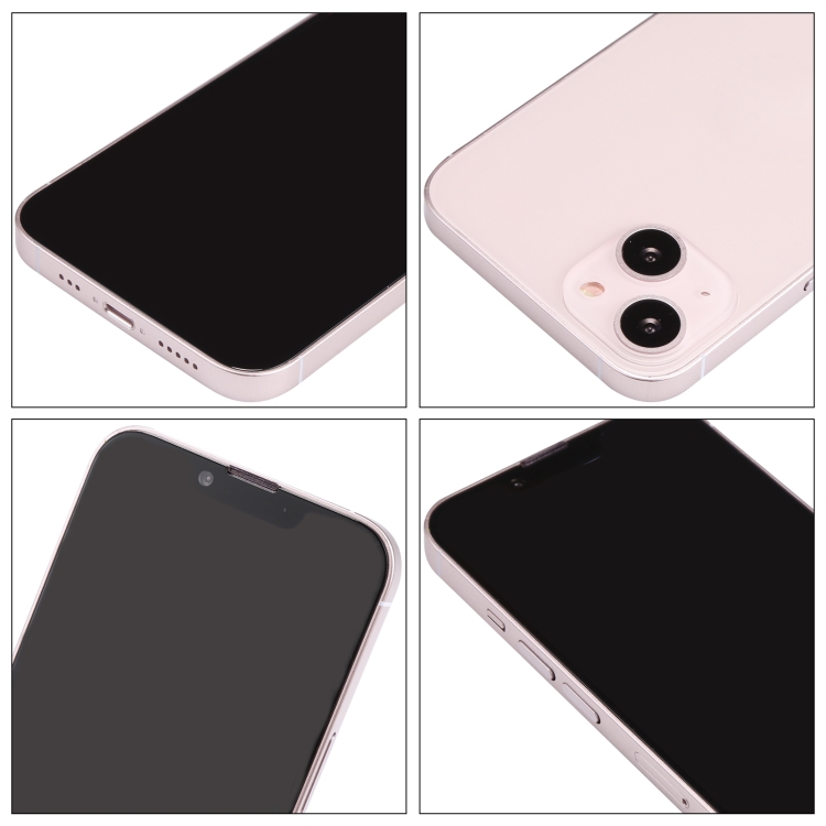 Réplica De Teléfono Falso 1:1 Para Modelo 13 – Pantalla Negra, Marco Metálico Y Peso Realista, Ideal Para Exhibición En Tiendas O Juguete Para Niños