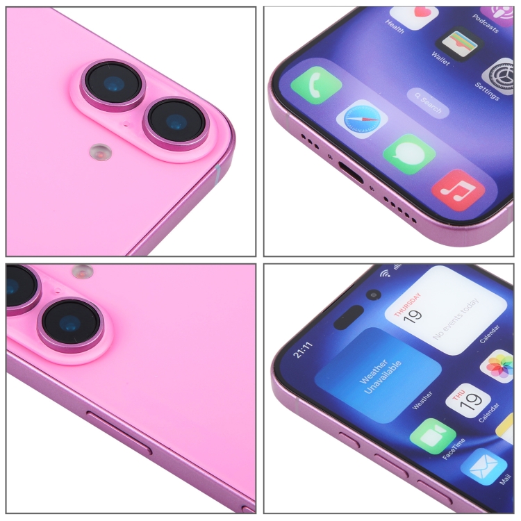iPhone 16 Plus カラースクリーン非動作フェイクダミーディスプレイ