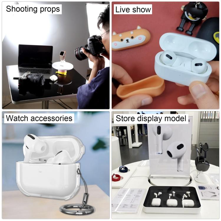 Apple AirPods Pro 3 用 非動作 偽ダミーヘッドホンモデル (ホワイト)