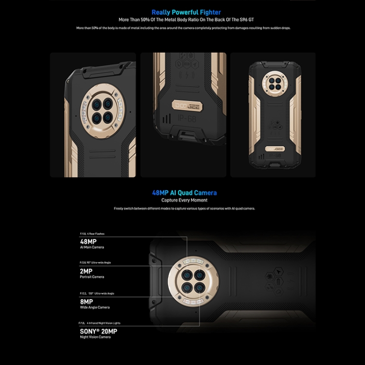 DOOGEE S96 GT Rugged Phone - Thumbnail 3