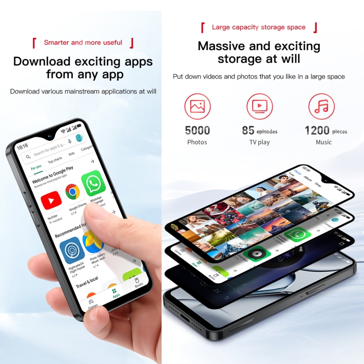 SOYES XS18 Pro Max, 2GB+16GB, Face ID, 4.3 inch Android 8.1