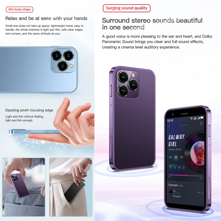 SOYES XS16、3GB+64GB、3.0インチ Android 10.0 MTK6737 クアッドコア