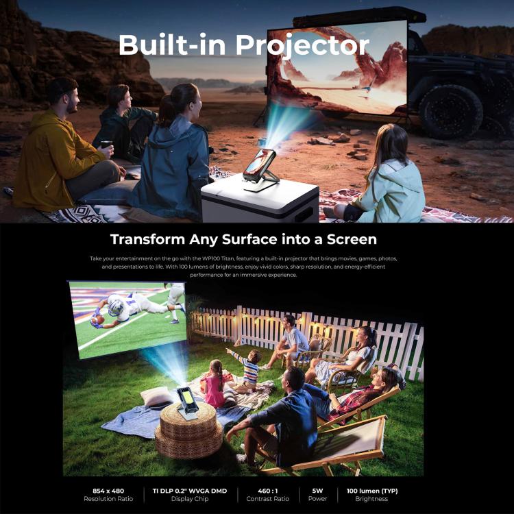 [HK Warehouse] Oukitel WP100 TITAN 5G Projector Rugged Phone, 12GB ...