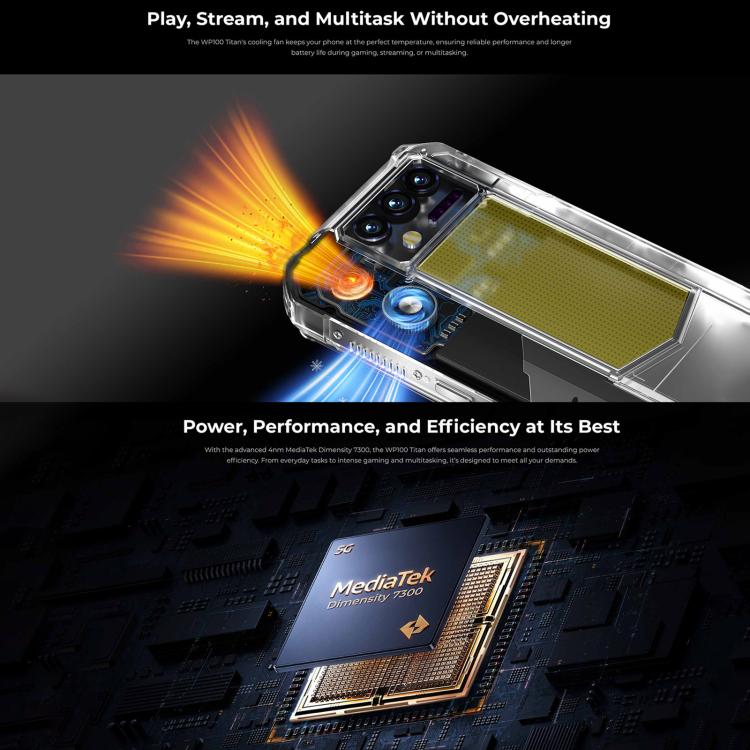 香港倉庫] Oukitel WP100 TITAN 5G プロジェクター対応タフネス