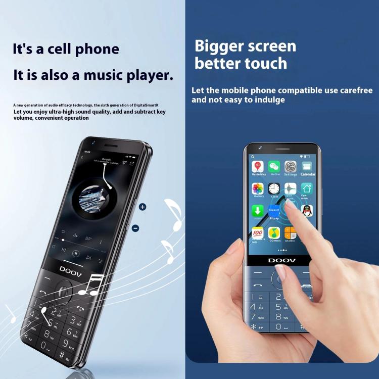 DOOV R17 Pro / Z17 Keypad Phone, 4GB+64GB, 3.5 inch Android 12 Mediatek ...