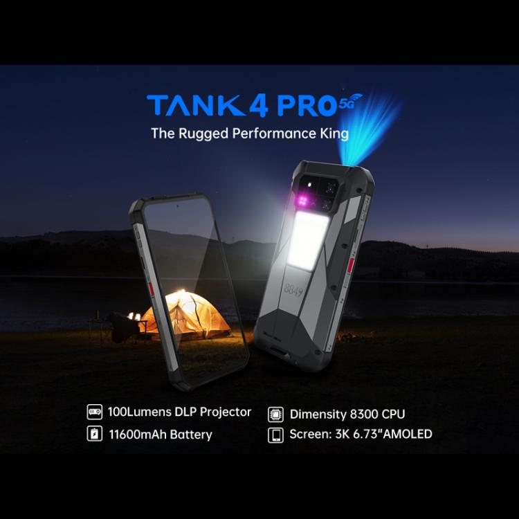 Unihertz Tank 4 Pro Projector Rugged Phone - Thumbnail 2