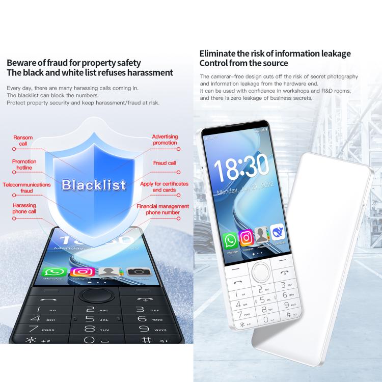 Doov R70 DOOV R70 Keypad Phone, 6GB+128GB, 4 inch Android 13 Mediatek MT6765 ...