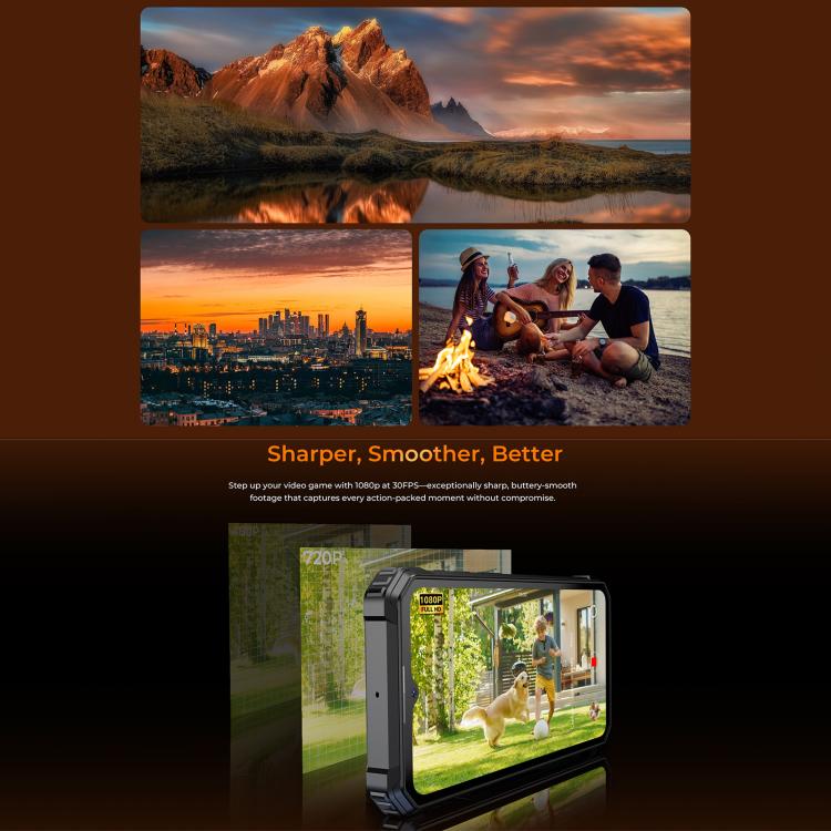 [HK Warehouse] Oukitel G6 Rugged Phone, 4GB+128GB, Fingerprint Identification, 10600mAh Battery, 6.52 inch Android 16.0 Unisoc T615 Octa Core, NFC, OTG, Network: 4G (Black) - B4