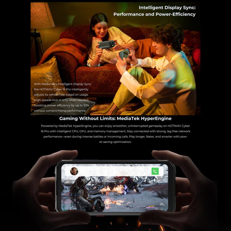 [HK Warehouse] HOTWAV Cyper 16 Pro Rugged Phone, 8GB+512GB, 6.6 inch ...