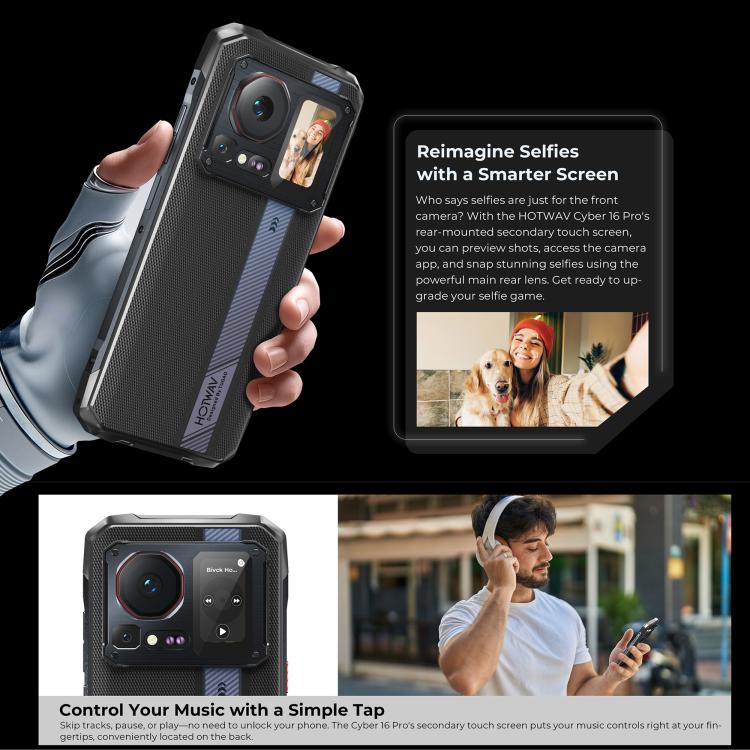 [HK Warehouse] HOTWAV Cyper 16 Pro Rugged Phone, 8GB+512GB, 6.6 inch ...