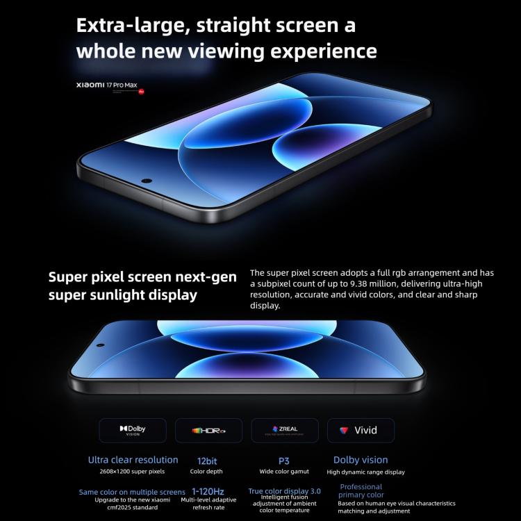 Xiaomi 17 ProMax 512GB+12GB 中国版 ホワイト (Unlocked) Xiaomi 17