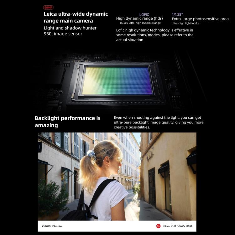 Xiaomi 17 Pro Max、12GB+512GB、3D超音波指紋認証、6.9インチ+2.9