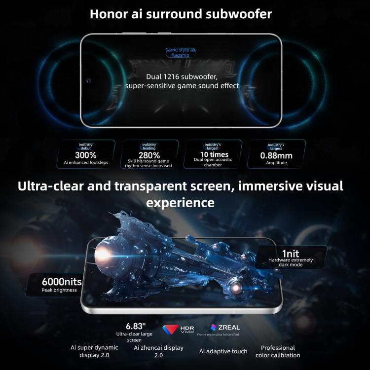 Honor WIN RT、16GB+256GB、3D超音波指紋認証、10000mAhバッテリー