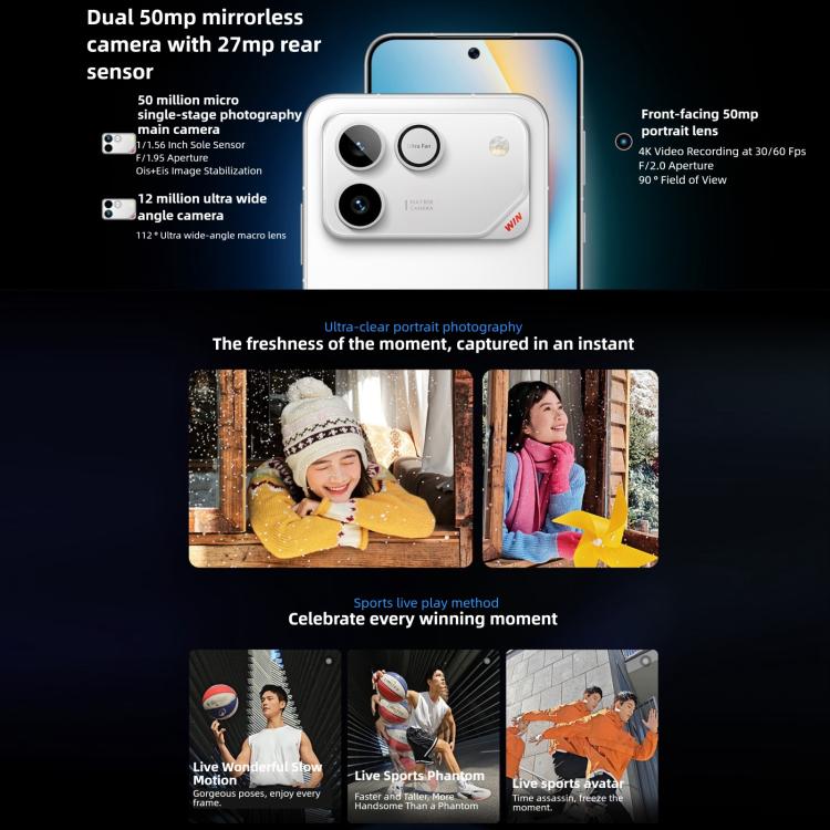 Honor WIN RT, 16GB+512GB, 3D Ultrasonic Fingerprint,