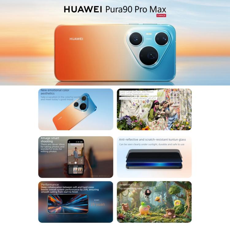 HUAWEI Pura 90 Pro Max, 16GB+512GB, Side Fingerprint