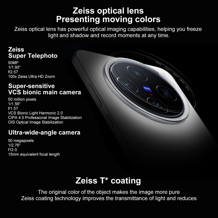 vivo X200, 12GB+512GB, Face ID / Screen Fingerprint