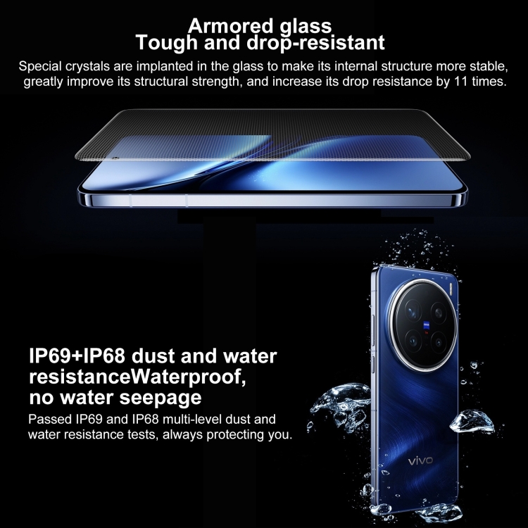 vivo X200 Pro、16GB+512GB、Face ID / 画面指紋認証、6.78インチ