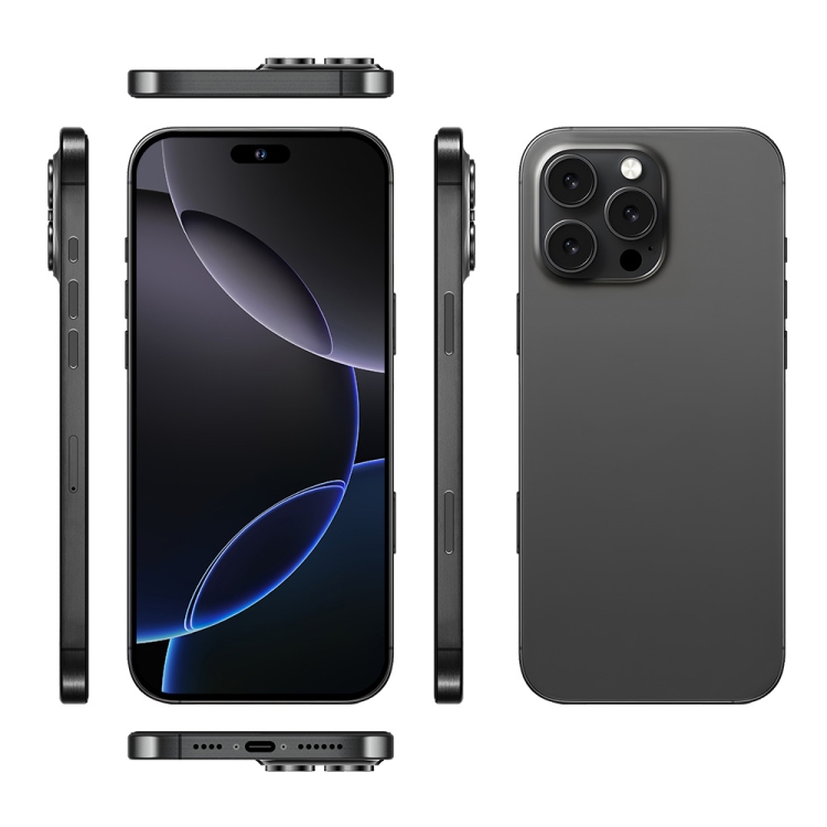 i16 Pro Max / A08A、3GB+64GB、6.73インチ画面、顔認証、Android 8.1