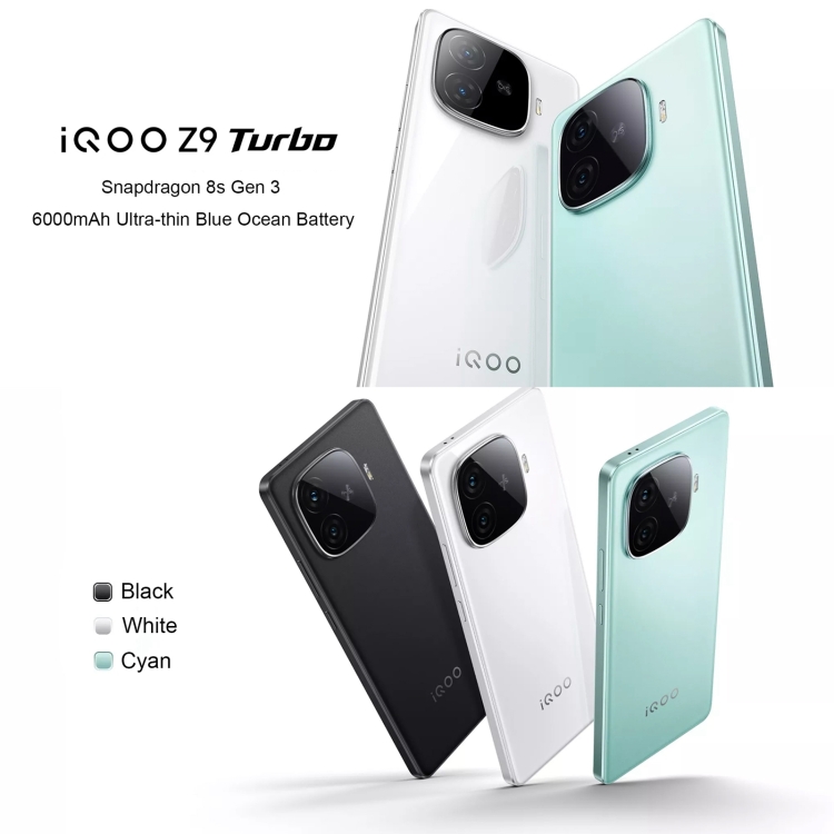 vivo iQOO Z9 Turbo, Dual Back Cameras, 12GB+256GB, Face ID Screen vivo iQOO Z9 Turbo, Dual Back Cameras, 12GB+256GB, Face ID Screen