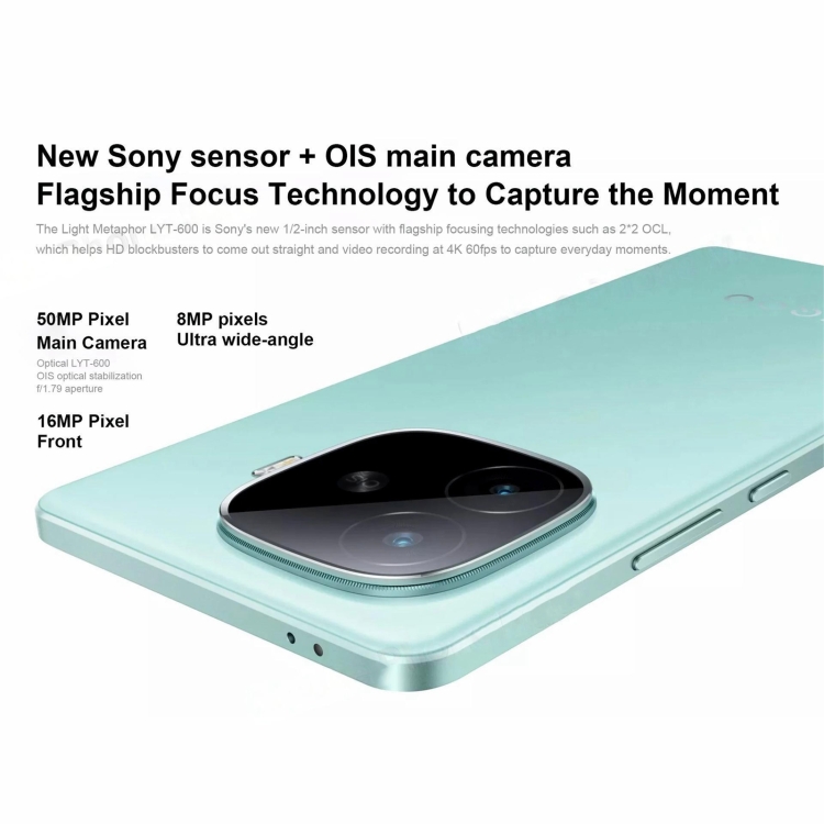vivo iQOO Z9 Turbo, Dual Back Cameras, 12GB+256GB, Face ID Screen