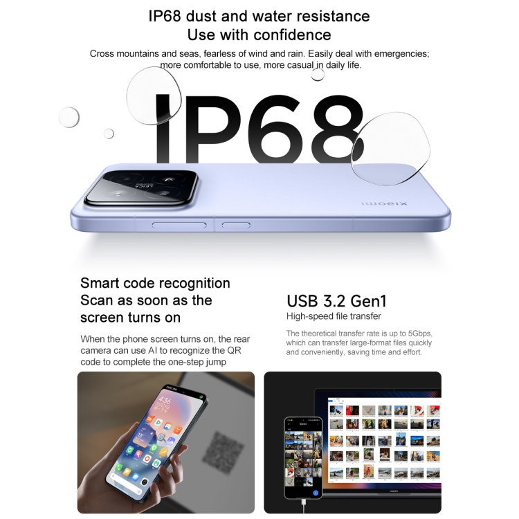 Xiaomi 15、12GB+256GB、6.36インチ Xiaomi HyperOS 2 Snapdragon 8