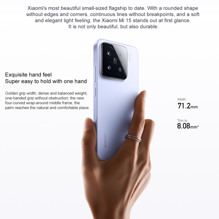 Xiaomi 15、12GB+256GB、6.36インチ Xiaomi HyperOS 2 Snapdragon 8