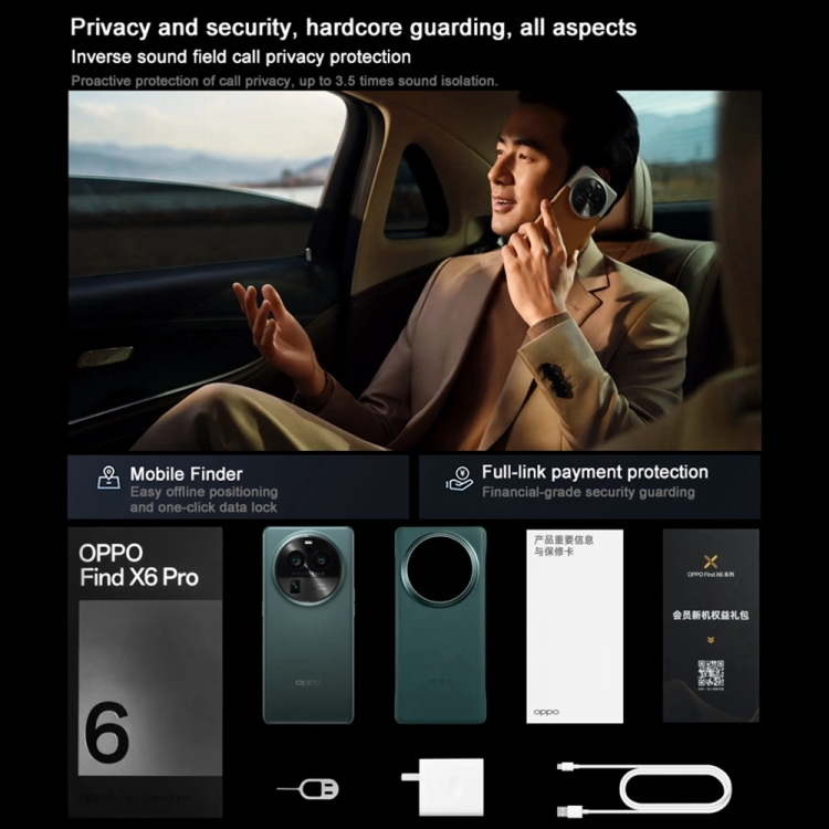 OPPO Find X6 Pro 5G, 16GB+256GB, 50MP Camera, Chinese