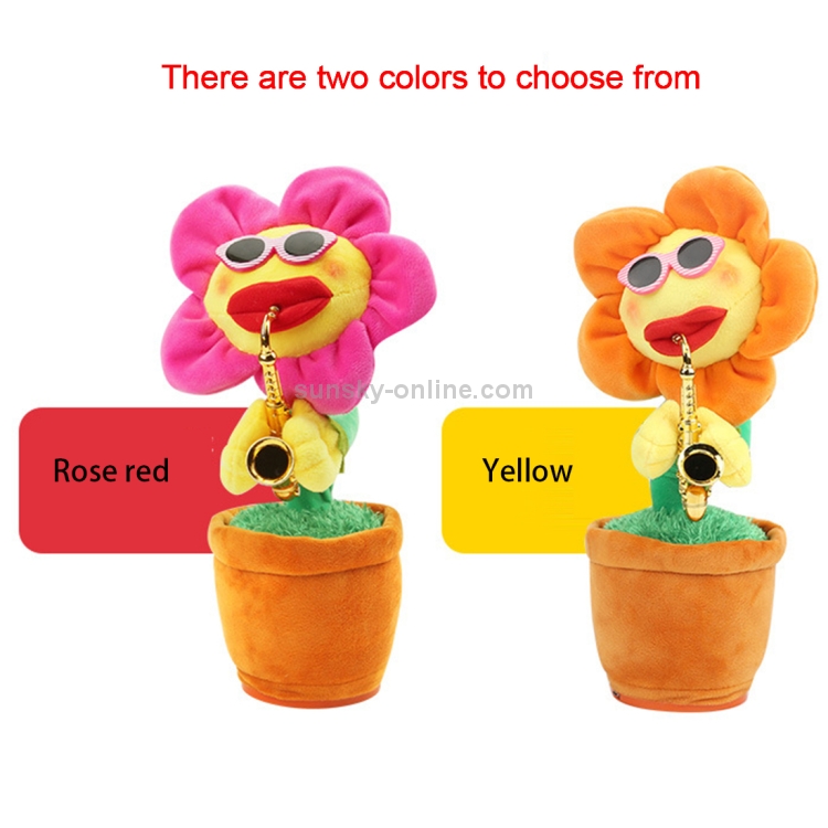 Sunflower Sax Style Bluetooth Plush Children Adult Toy ,Support USB Charging & Battery(Orange) Sunflower Sax Style Bluetooth Plush Children Adult Toy ,Support USB Charging & Battery(Orange)