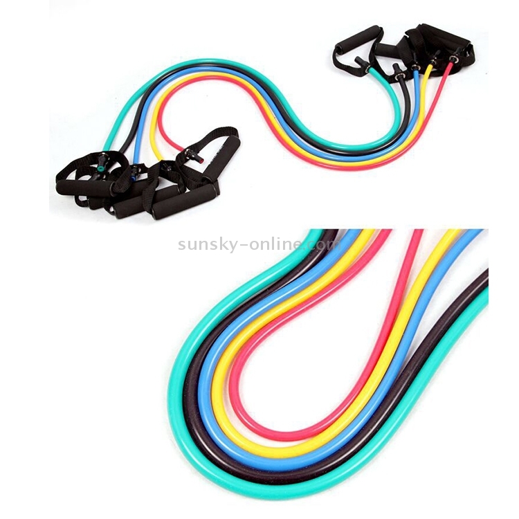 Stretch Elastic Ropes Fitness Exercise Resistance Bands Stretch Elastic Rope Workout Yoga ...