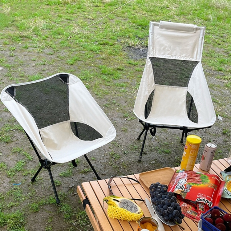 Kleiner Outdoor-Camping-Freizeit-Strand-tragbarer Klappstuhl (Grau)