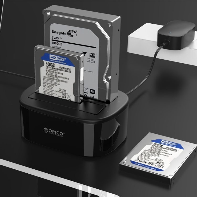 ORICO 6228US3-C 1 to 1 Clone 2 Bay USB 3.0 Type-B to SATA External ...