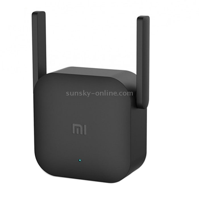 Amplificador Wi-Fi Xiaomi Mi Original Pro 300Mbps Roteador Smart Extender WiFi com 2x2 Antenas Externas (Preto) - 1