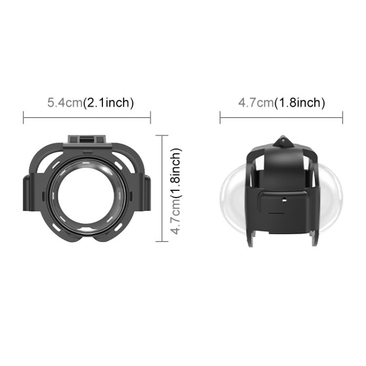 Puluz Copertura in vetro ottico per obiettivo Insta360 X4 Argento| Techinn