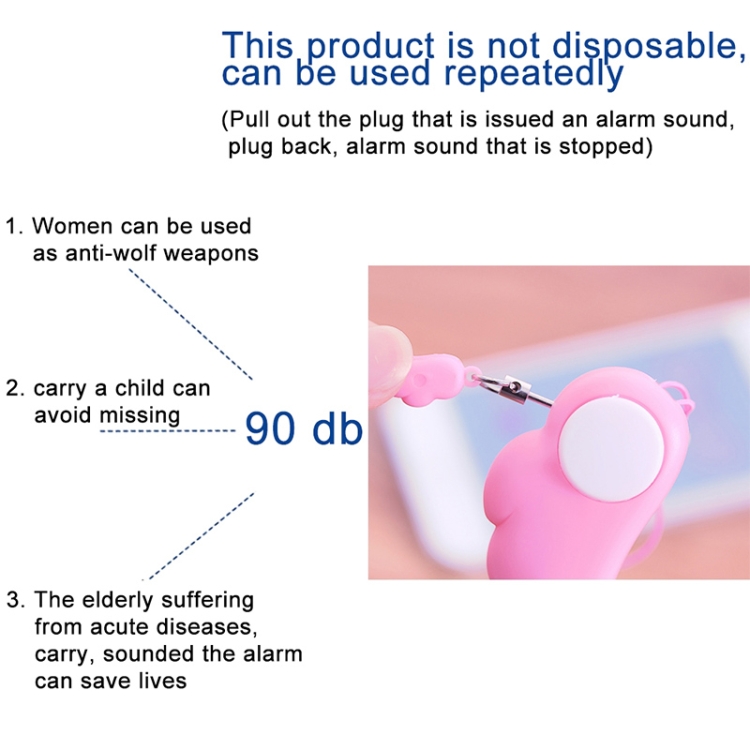 Angel Wing Anti-rape Device Personal Alarm, Self-defense Defend Wolf ...
