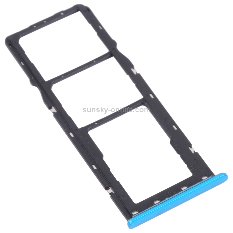 Pour OPPO A16 A16S A54 A54S Plateau Support Tiroir Carte Double Sim Sd Noir