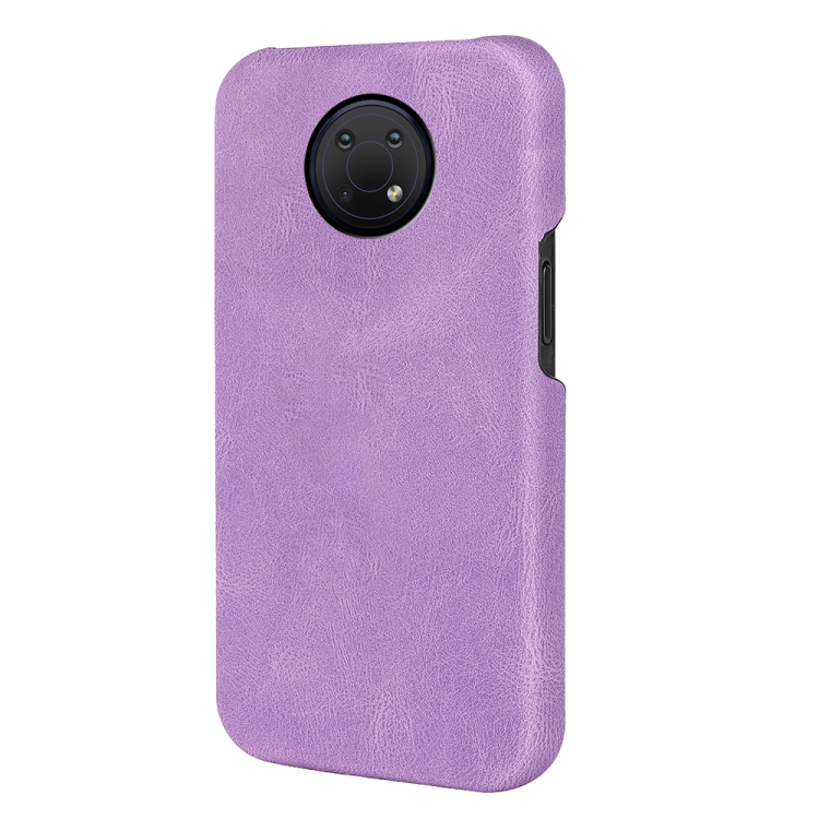 For Nokia G10 Ring Holder PU Phone Case(Purple)