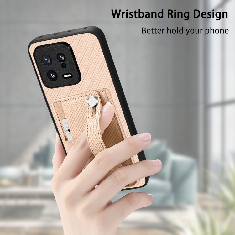 BaiFu Custodia per Xiaomi Poco X7 Pro, custodia portafoglio trapuntata con cinturino da polso, cover magnetica per Xiaomi Poco X7 Pro-05