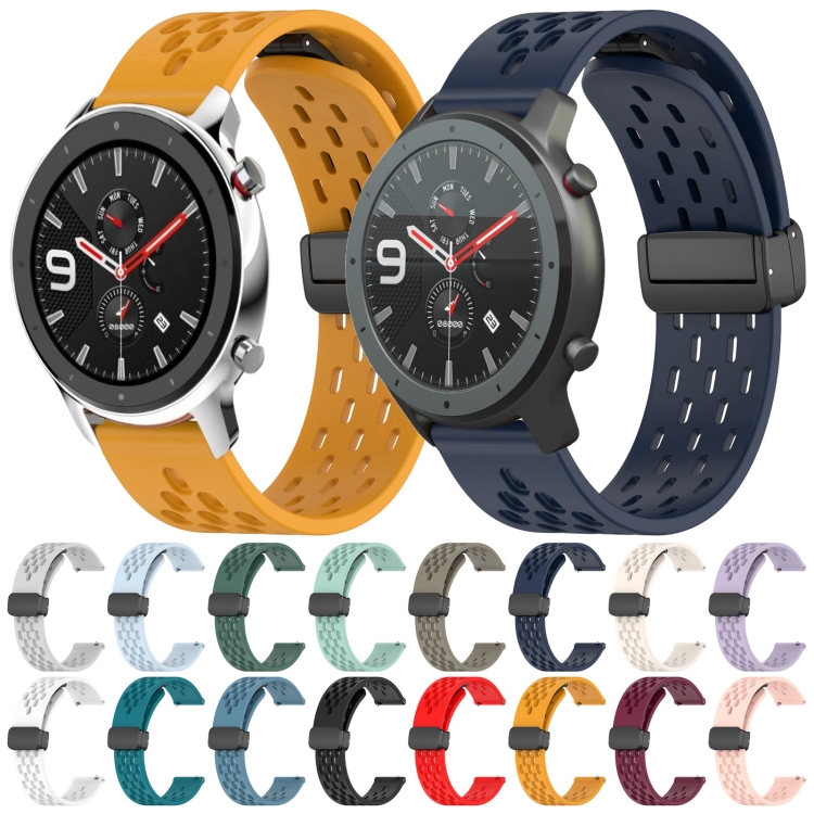 Cinturino Sportivo In Silicone 22mm Per Huami Amazfit Bip 5/GTR 4/3/Pro/2e E Altri Modelli - Sgancio Rapido - 3