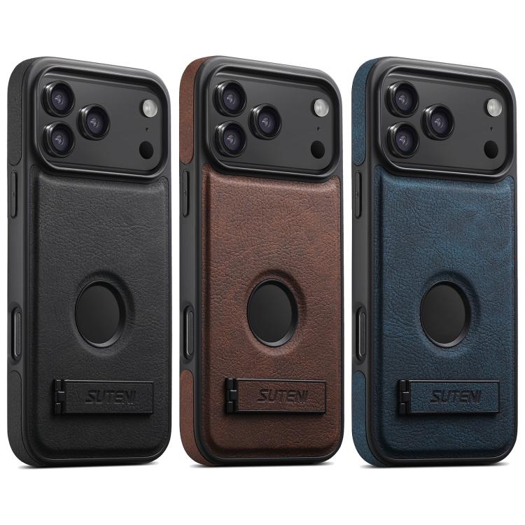 SUTI iPhone 15Pro Nano Leather BLACK SUTI iPhone 15Pro Nano