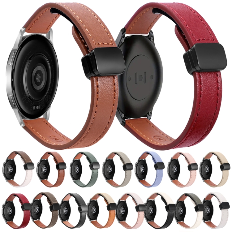 For Xiaomi Watch Color 22mm Slim Magnetic Buckle Microfiber