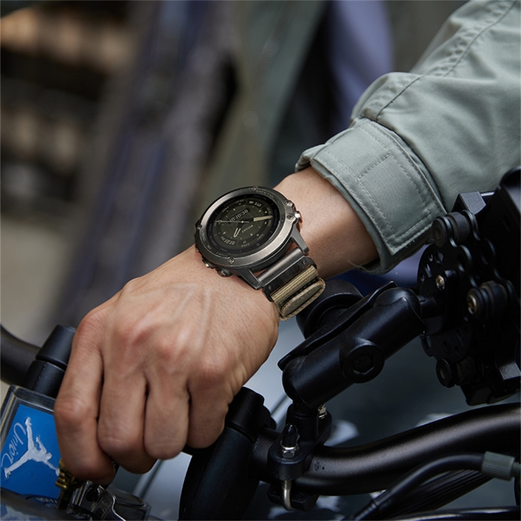 For Garmin Instinct / Instinct 2 Nylon Canvas Quick Release 22mm