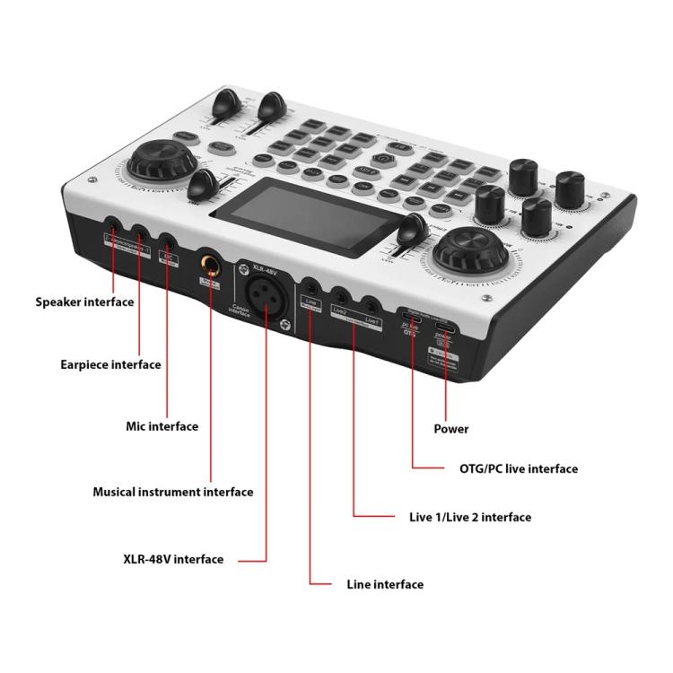 C100 Pro ストリーミング/録音用 5つのサウンドエフェクト搭載