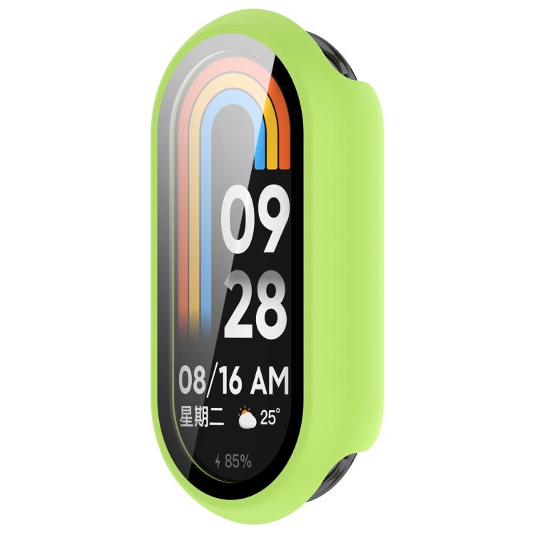 Heioloo Beschermhoesje voor Xiaomi Smart Band 10, hoes met gehard glas